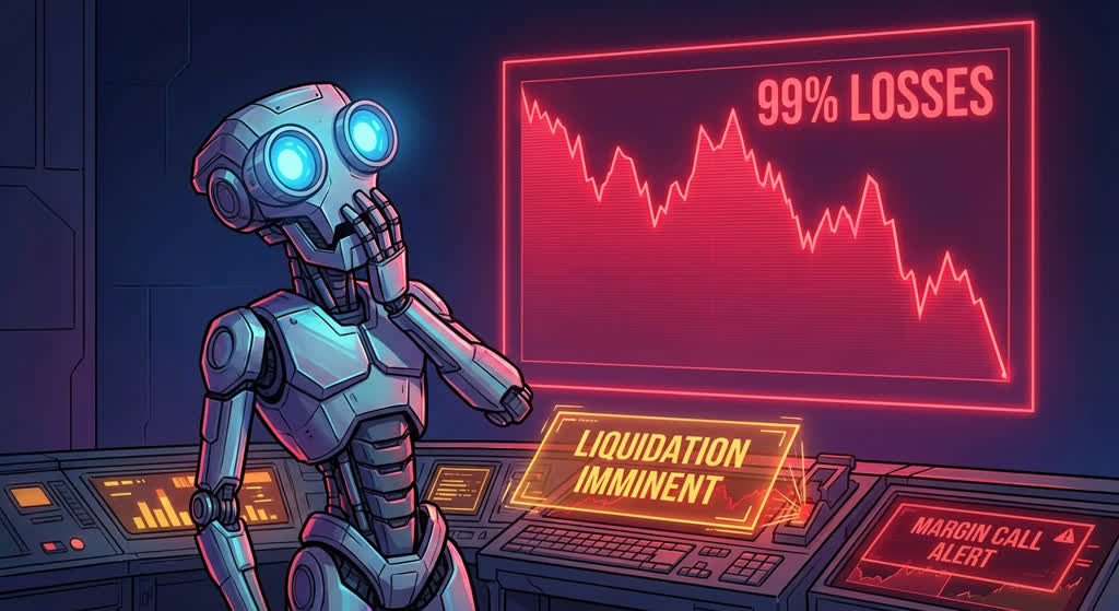 Robot shocked at massive red losses