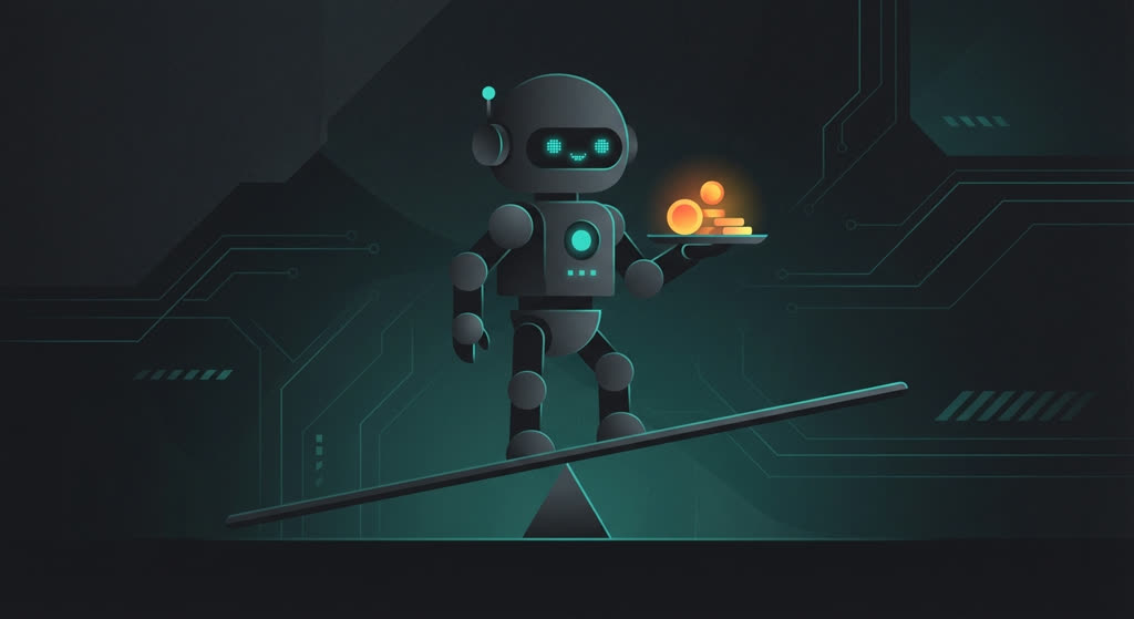 Robot with lever and fulcrum