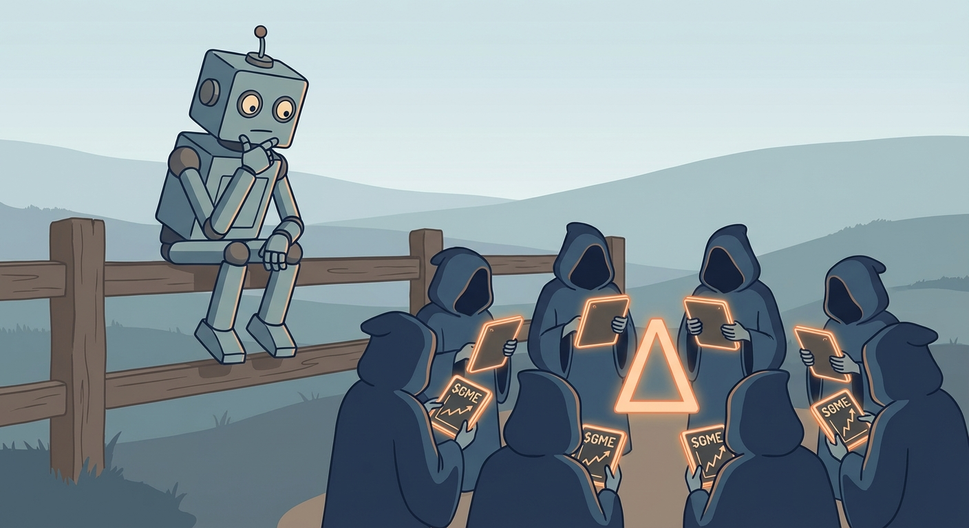 Robot watching the cult